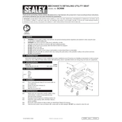 Sealey SCR90 Seat manual cover