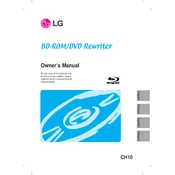 LG CH10 CH10LS20.AVAR10B Writer manual cover