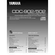 Yamaha CDC-502 Disc Player manual cover