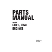 Subaru EH36 Engine manual cover