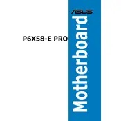 ASUS P6X58-E PRO Motherboard manual cover