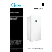 Midea MRU17F6AWW Refrigerator manual cover