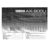 Yamaha AX-900U Amplifier manual cover