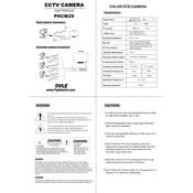 Pyle PHCM29 Camera manual cover