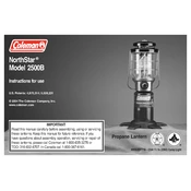 Coleman NorthStar Propane Lantern 2500B manual cover