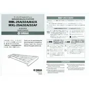 Yamaha MBL-32A Percussion manual cover