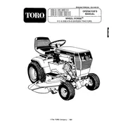 Toro Wheel Horse 312-8 73380 Tractor manual cover