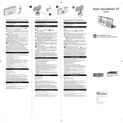 Bose SoundDock XT Speaker manual cover