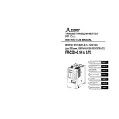 Mitsubishi FR-C500 FR-C520-0.1K Inverter manual cover