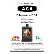 AGA Ellesmere EC4 Stove manual cover