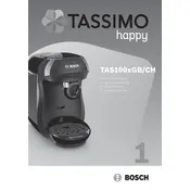 Bosch TASSIMO TAS1003CH Coffee Machine manual cover