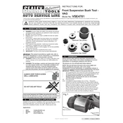 Sealey VSE4781 Bush Tool manual cover